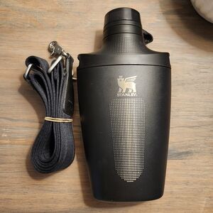 Black Stanley Cross Bottle Canteen